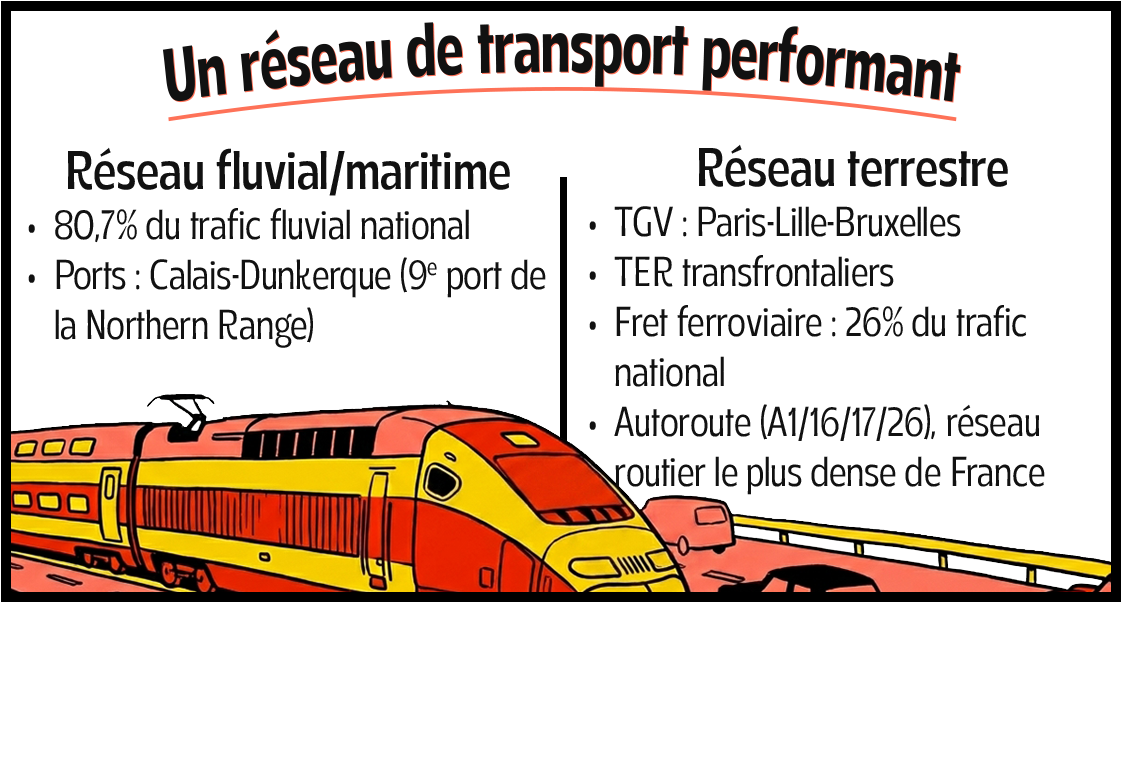 Réseau de transport performant